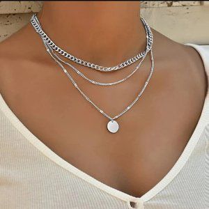 Women's Necklace - Vintage Necklace - Silver Chain